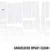 Unleazhed Unscratch - Film de protection pour cadre de vélo de gravier bpg01 transparent