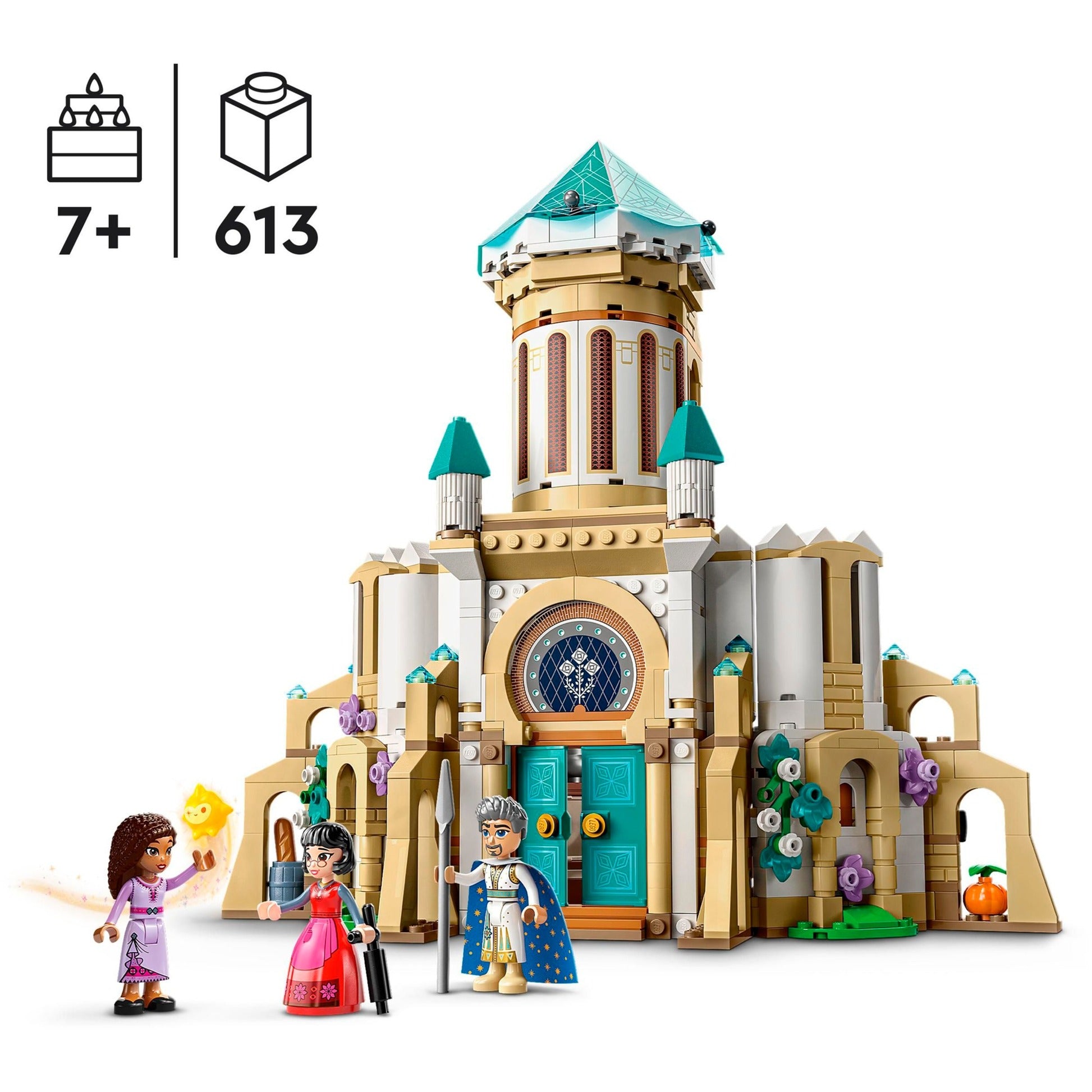 Lego Disney - Jouet de construction Le Château du Roi Magnifico (43224)