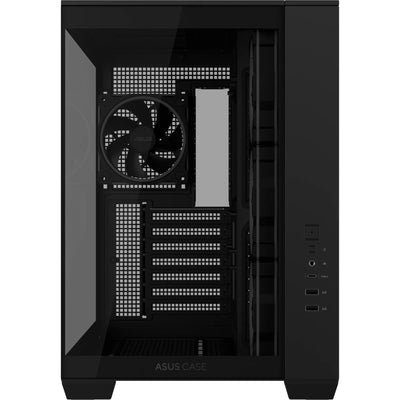 Boîtier tour midi Asus a32 plus (noir | 2x USB-A | 1x USB-C | RVB | verre trempé)