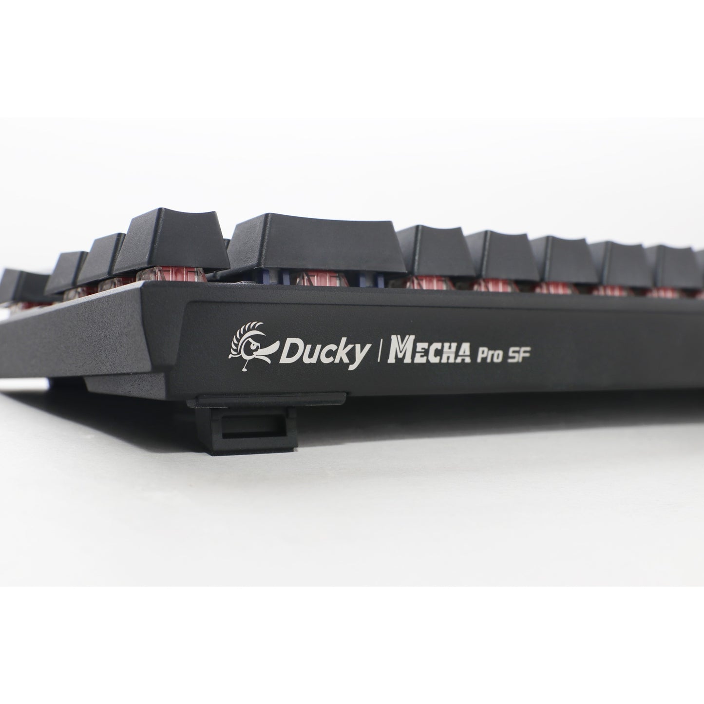 Ducky mecha pro sf, clavier (noir, disposition américaine, cerise mx speed silver, leds rgb, 65%, pbt double-shot)