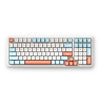 Mchose k99 v2 mécanique sans fil orange, clavier de jeu (disposition américaine)