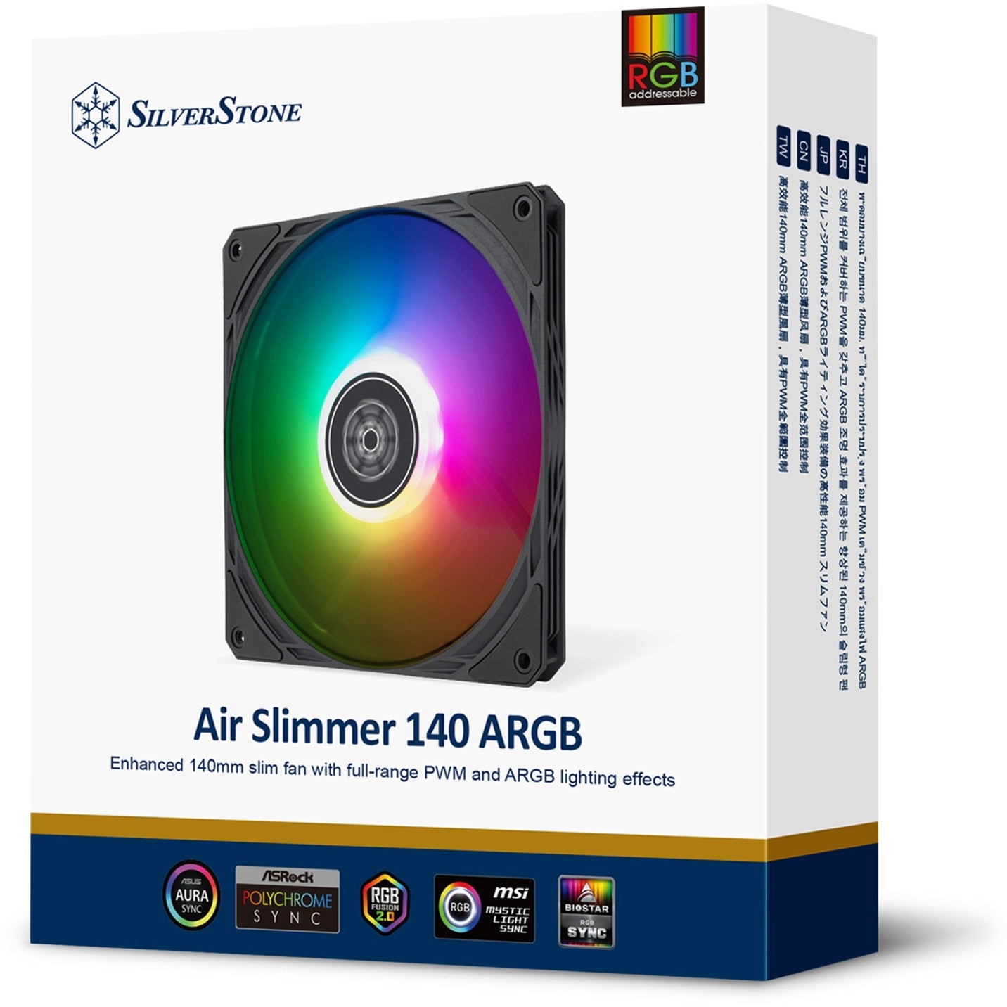 Silverstone Air plus intelligent 140 Argb