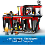 Lego LEGO City 60414 Caserne de pompiers et camion de pompiers - afbeelding 10