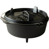 The Windmill Dutch Oven Poêle de cuisson 6 qt (noir, ø 31,5 cm | 5,9 litres)
