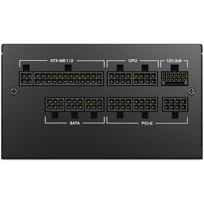 Alimentation modulaire Sharkoon rebel p20 gen2 de 850 watts (noir, 1x 12v-2x6, 3x pcie)