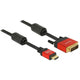 Dellock High Speed ​​Hdmi A (mâle)> DVI (mâle)