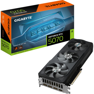 Gigabyte GV-N5070eight OC-12GD GEFORCE RTX 5070 EAGLE OC SFF 12G, 12 Go, GDDR7, 192 bits, PCIe 5.0