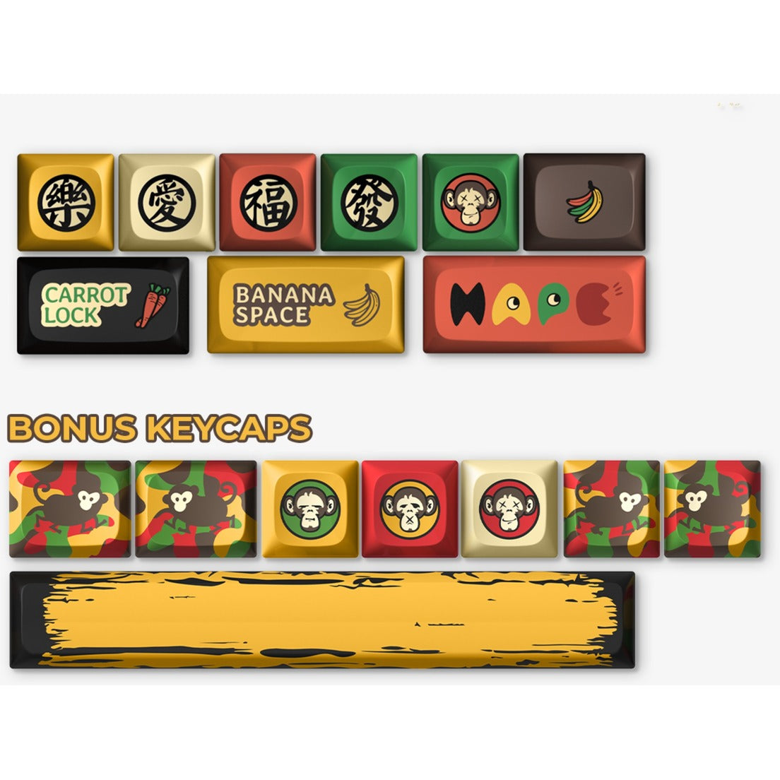 IQUnix OG80 Happy Ape Wireless Mechanical Clavier