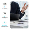 Machine à dicter Plaud note (argent, 64 Go, Bluetooth (BLE 5.2), Wi-Fi (2,4 GHz))