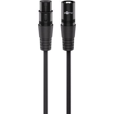 Câble de connexion Goobay XLR (noir, 10 mètres)