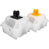 Soyez silencieux! Clavier de jeu mécanique RVB tactile silencieux à montage léger (noir, disposition américaine (qwerty), tactile silencieux, 100 %, argb, touches pbt à double prise) - afbeelding 6