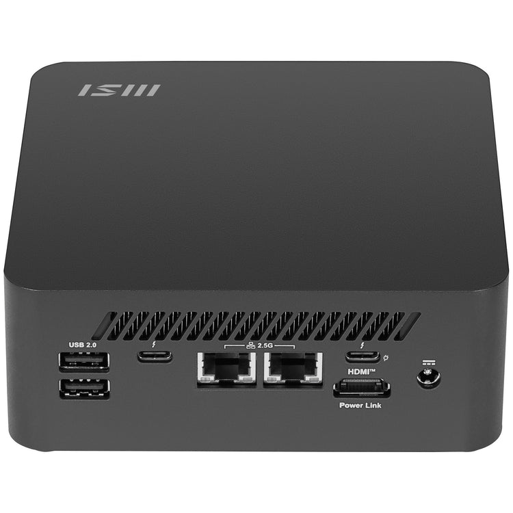 Système PC Msi Cubi Nuc AI+ 2MG-007EU (Noir | Core Ultra 7 258 V | Arc Graphics 140 V | 32 Go | SSD 1 To)