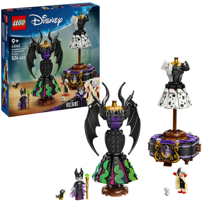 Lego Disney 43262 Les robes de maléfique et de cruella de vil