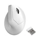 Souris ergonomique sans fil Keychron m5 (blanche, 100 à 30 000 dpi, 8 000 Hz, Bluetooth USB 2,4 GHz)