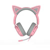 Casque de jeu supra-auriculaire Razer Kraken Kitty V3 X Quartz (rose gris)