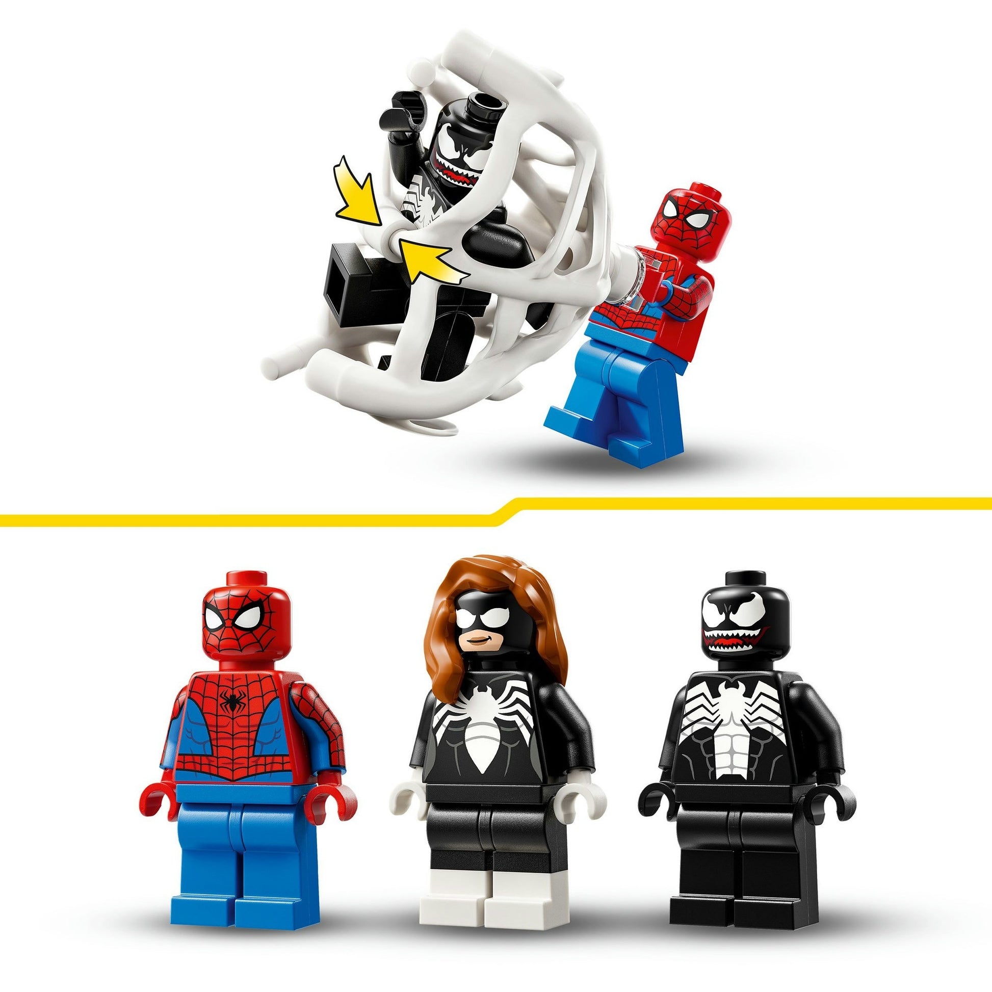 LEGO LEGO Super Heroes 76309 Spider-Man Vs. Voiture classique de venin