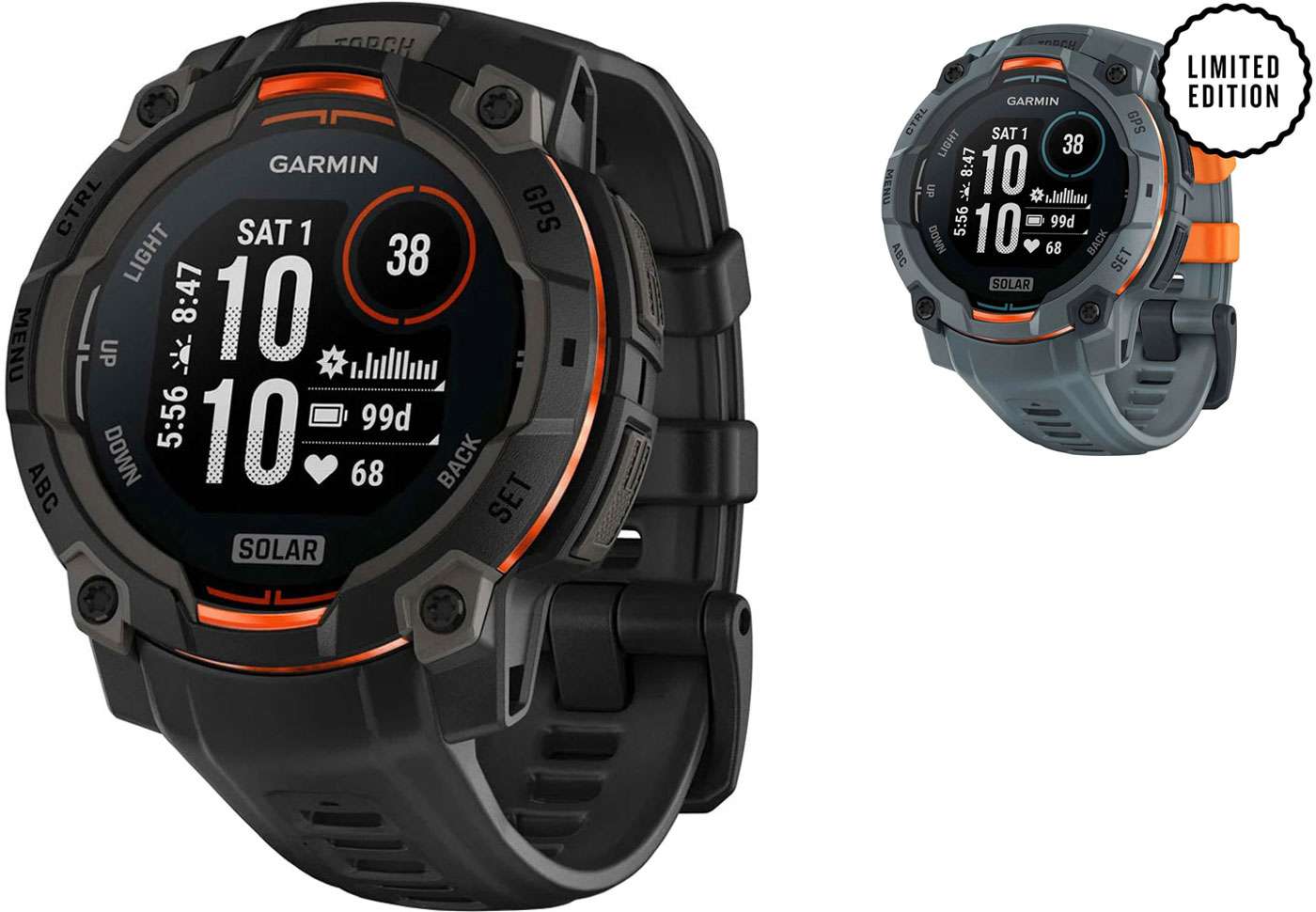 Garmin instinct® 3 solaire 45 mm - Montre connectée multisport GPS