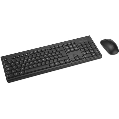 Kensington km270 eq ensemble de bureau rechargeable – ensemble de bureau sans fil (noir, disposition américaine (qwerty), membrane, 100%, bluetooth, 2,4 ghz)