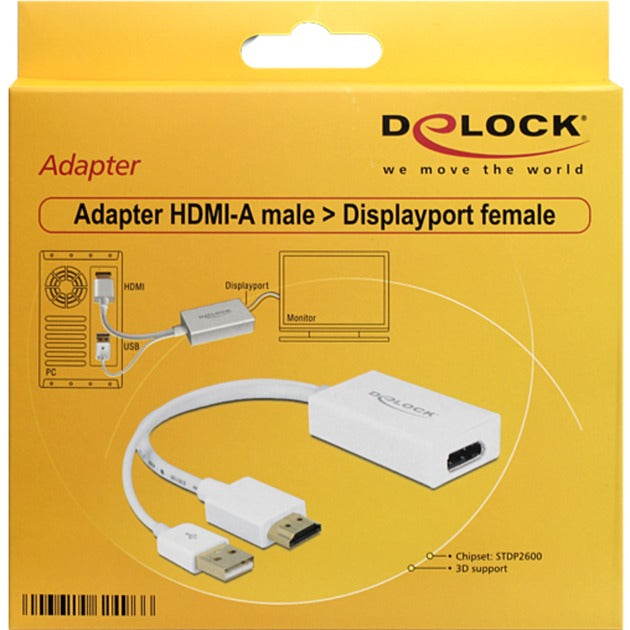 Dellock HDMI-A (Homme)> Displayport 1.2 (femme)