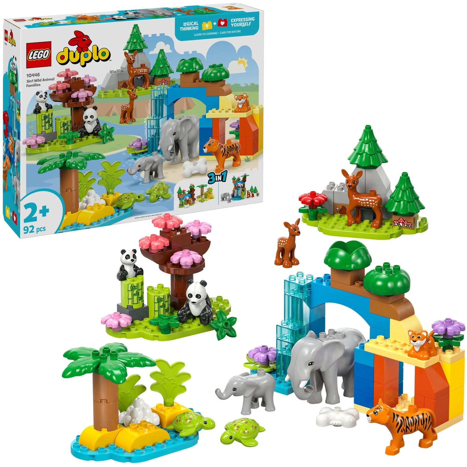 LEGO LEGO DUPLO TOWN 10446 3-en-1 Familles de Wild Dieren