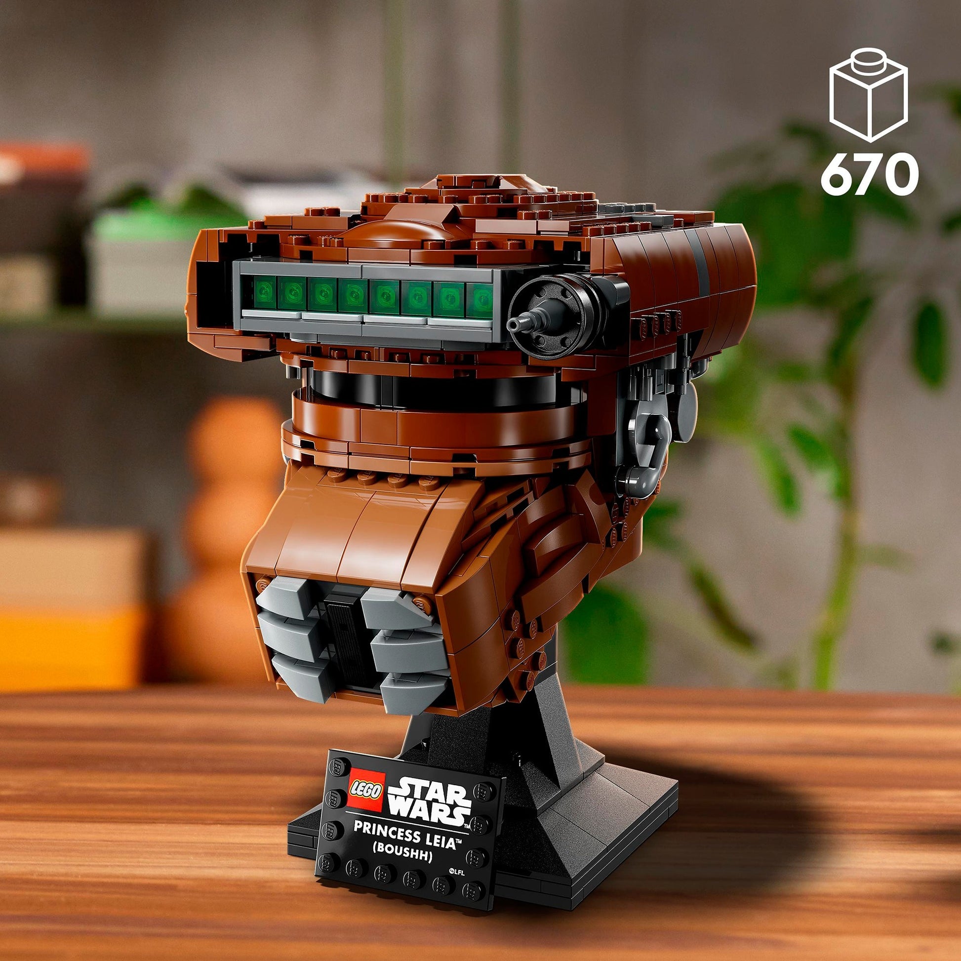 Lego star wars - jouet de construction de casque de princesse Leia (boushh) (75351)