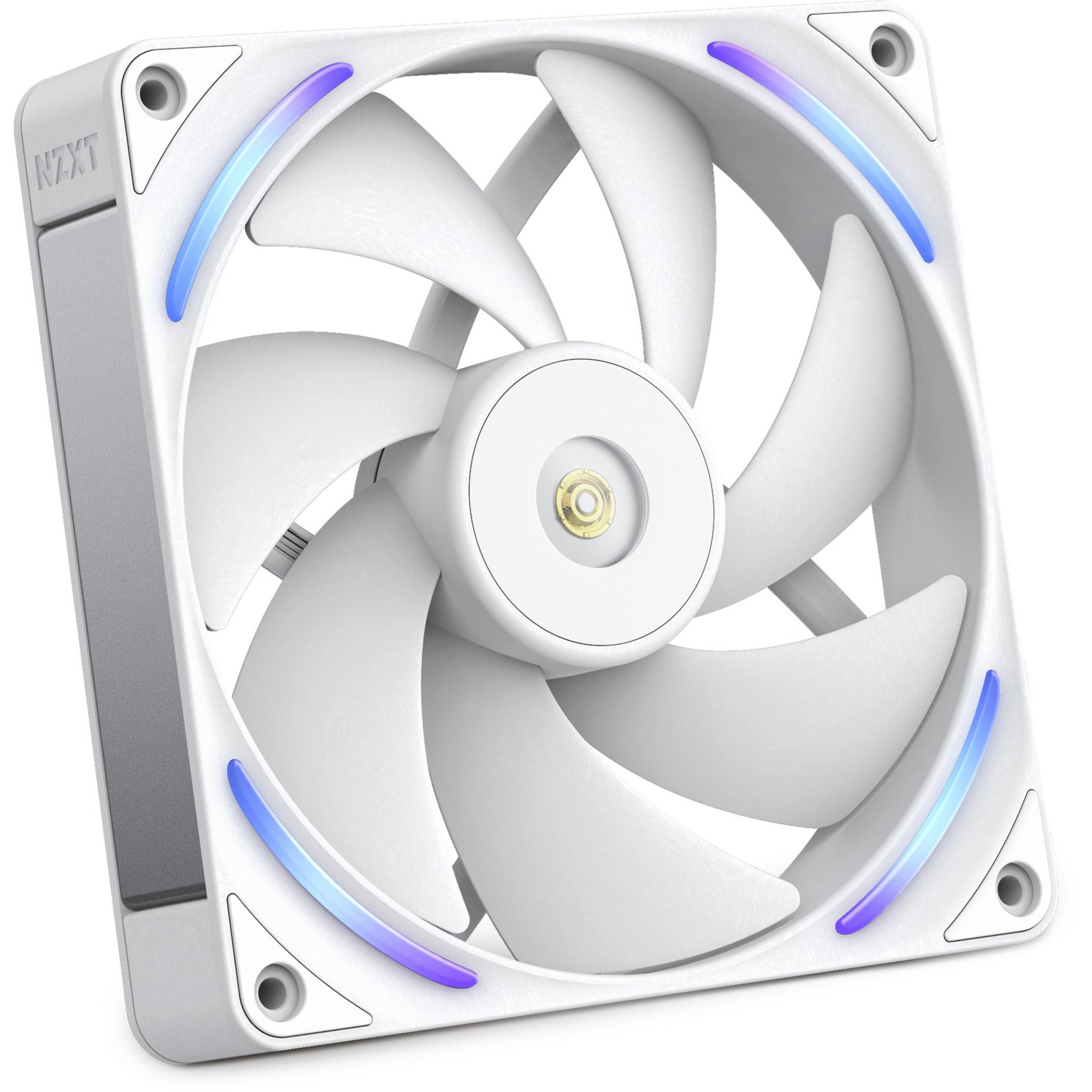Nzxt f140x ventilateur de boîtier rgb (blanc, 140 x 140 x 30 mm, pwm)