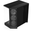 Boîtier tour midi Nzxt h9 flow rgb+ (noir (mat) | 2x usb-a | 1x usb-c | rgb | verre trempé)