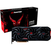 Carte graphique Powercolor Radeon RX 9070 Red Devil 16 Go OC (noir, RDNA4, GDDR6, 3x Display Port, 1x HDMI) - afbeelding 1