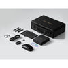 Souris de jeu sans fil Mchose a7x ultra en alliage de magnésium (noir, jusqu'à 40 000 dpi, Bluetooth USB-C 2,4 GHz)