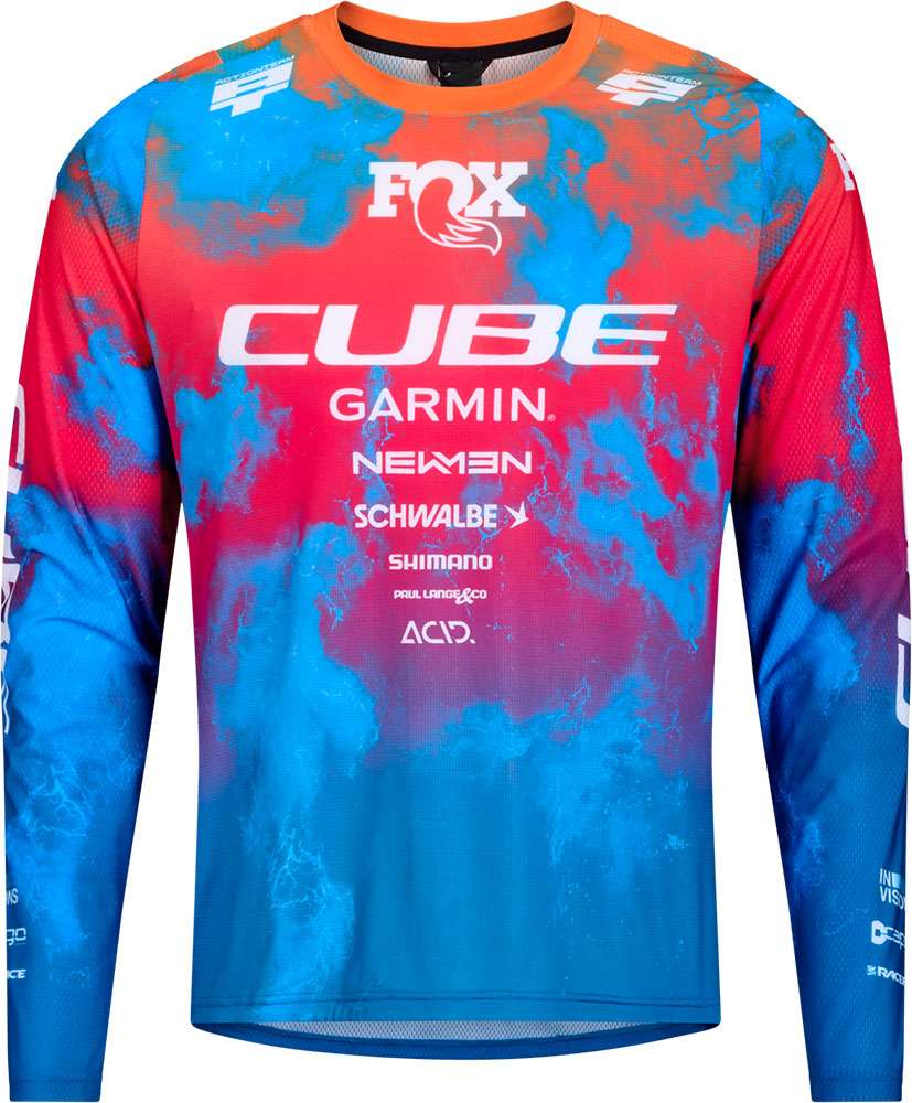 Cube x action team - maillot vtt manches longues