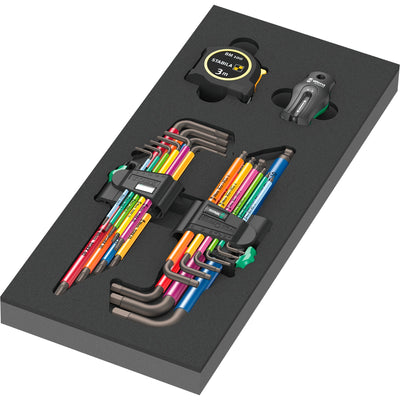 Wera 9740 Insert moussant avec des clés de marqueur SE