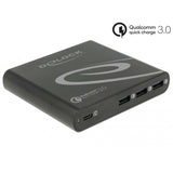 Dellock USB Charger 1x USB Type-C + 3x USB Type-A - afbeelding 2
