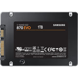 Samsung MZ-77E1T0B 870 EVO SSD, 1 TB, 2,5, SATA3, 6 Gbps, 3d V-NAND, 560 550 MB S, 512MB GDR4