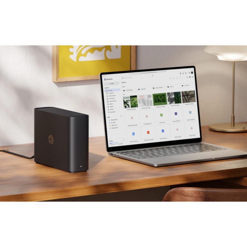 NAS Synology Beestation 4 To (noir, USB-A 3.2 gen 1, USB-C 3.2 gen 1)