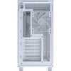 Asus Prime Ap303 - Boîtier tour midi à panneau maillé (blanc | 2x USB-A | 1x USB-C)