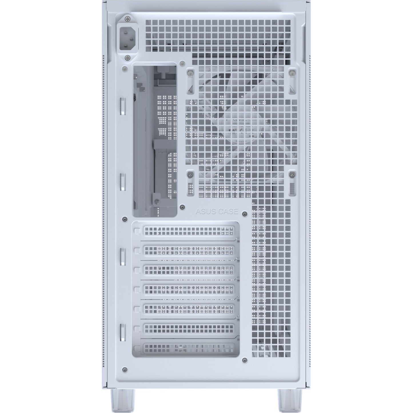 Asus Prime Ap303 - Boîtier tour midi à panneau maillé (blanc | 2x USB-A | 1x USB-C)