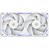 Nzxt performance fan f280x ventilateurs de boîtier rgb (blanc, 2 pièces, 280 x 140 x 30 mm, pwm)