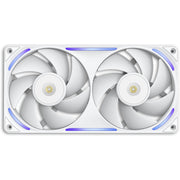 Nzxt performance fan f280x ventilateurs de boîtier rgb (blanc, 2 pièces, 280 x 140 x 30 mm, pwm) - afbeelding 2