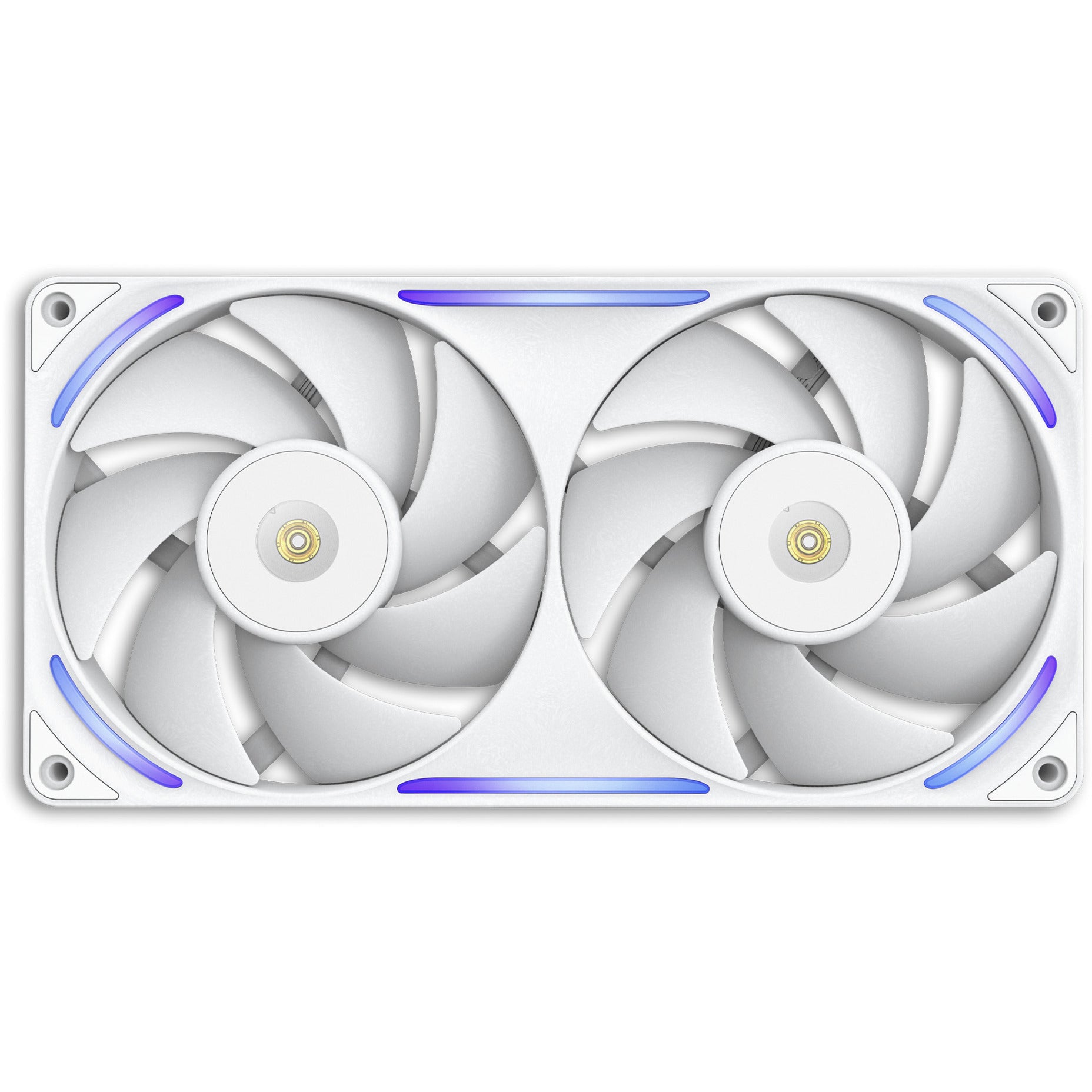 Nzxt performance fan f280x ventilateurs de boîtier rgb (blanc, 2 pièces, 280 x 140 x 30 mm, pwm)