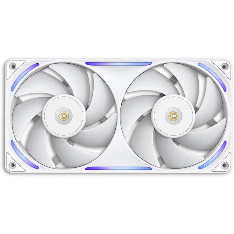 Nzxt performance fan f280x ventilateurs de boîtier rgb (blanc, 2 pièces, 280 x 140 x 30 mm, pwm)