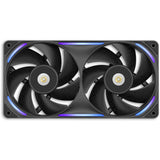 Nzxt f240x ventilateurs de boîtier rgb (noir, 2 pièces, 240 x 120 x 30 mm, pwm) - afbeelding 2