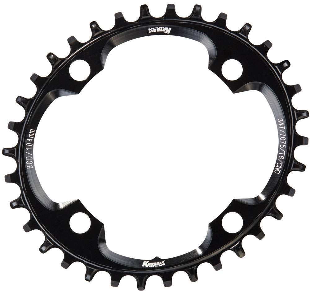 Plateau ovale étroit et large Katana Razorblade 104 mm