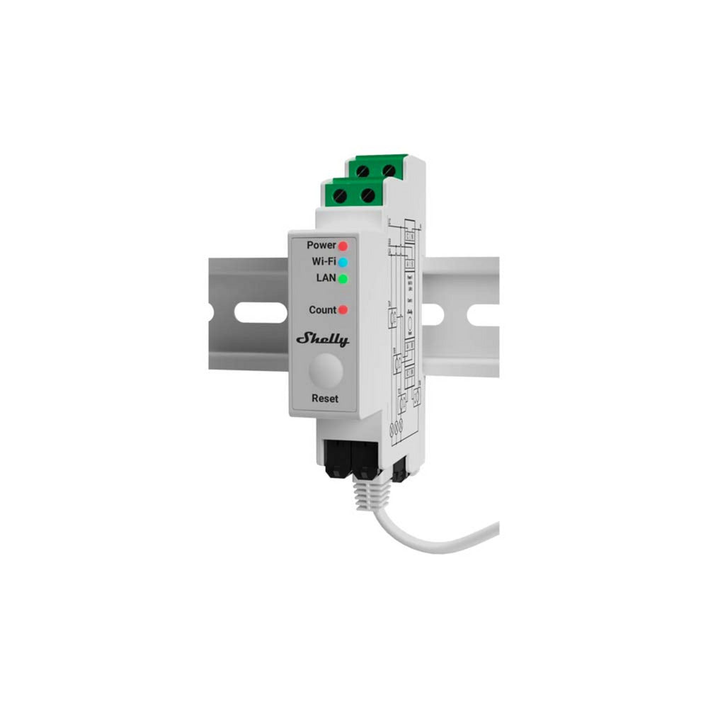 Appareil de mesure Shelly pro 3em-120a v2 (blanc, lan, wifi, bluetooth)