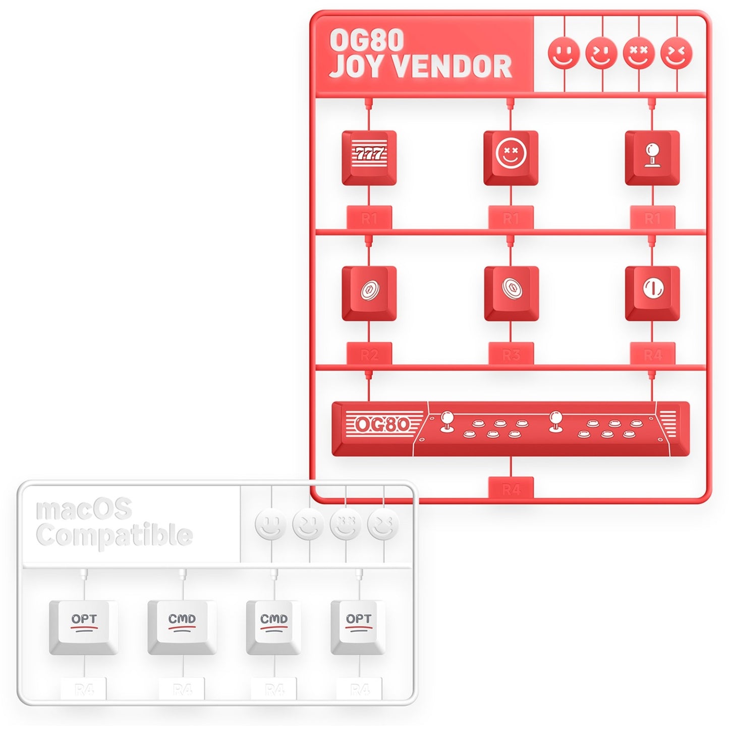 IQUnix OG80 Joy Vendor Wireless Mechanical Clavier