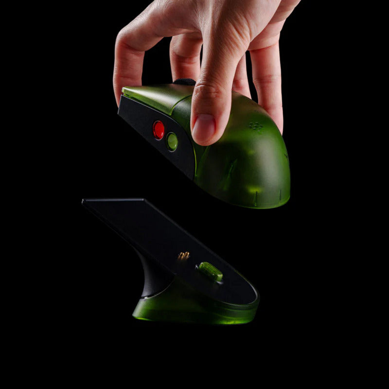 Souris rétro r8 8bitdo - édition Xbox (vert, 50 - 26 000 dpi, Bluetooth USB-C 2,4 GHz)