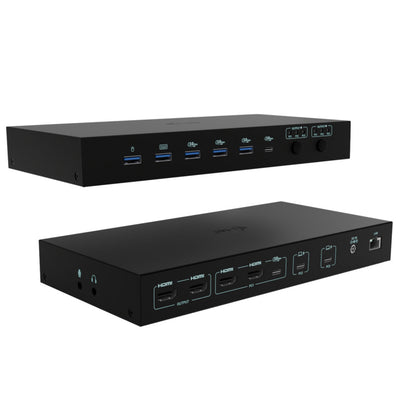 Station d'accueil I-tec USB-C KVM Dock Pro (noir)