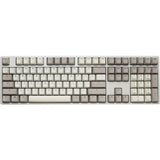 Ducky origin vintage, clavier (gris, disposition américaine, rouge cerise mx silencieux, échange à chaud, touches pbt double-shot) - afbeelding 1