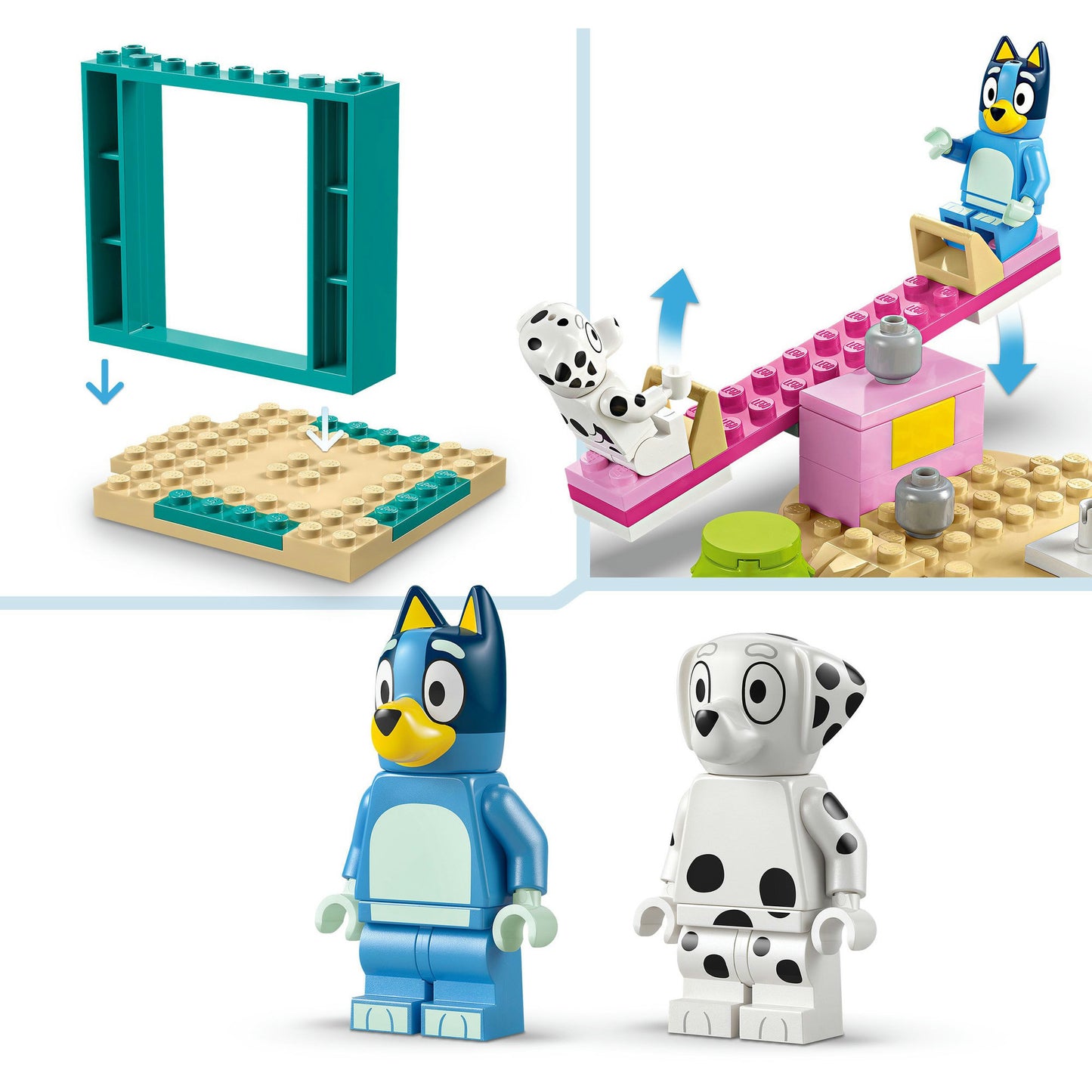 Lego Duplo 11201 Bluey et Chloé dans le terrain de jeu