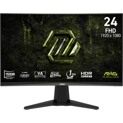 Moniteur de jeu incurvé Msi mag 245c x24 23,6 (noir, 2x HDMI, port d'affichage, 240 Hz)