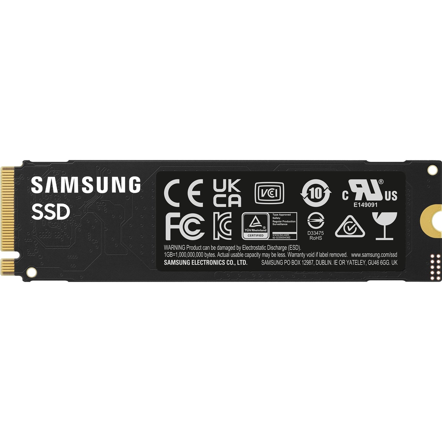 SAMSUNG MZ-V9S1T0BW SSD, 1 TB, M.2, 7150 MB S
